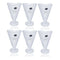 Milkshake Glass Tumblers Set of 6 Pcs 265ml (Ctn Box 8 units)
