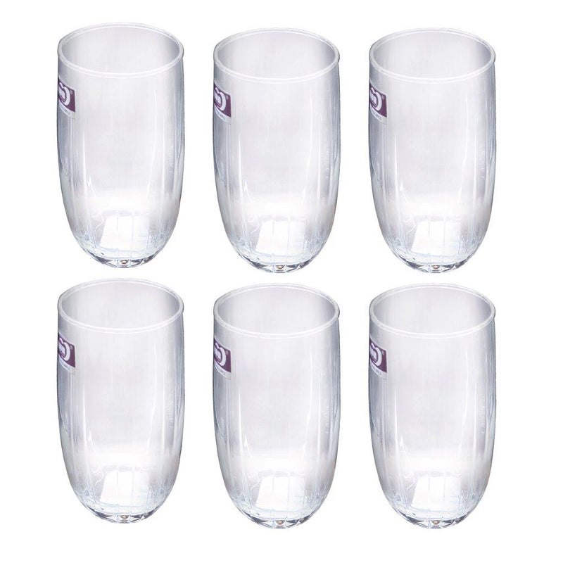 Premium Lead Free Glass Tumblers Set of 6 Pcs 510 ml (Ctn Box 12 units)