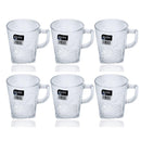 Premium Lead Free Glass Tea Cup Set of 6 Pcs 290 ml (Ctn Box 12 units)