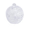 Crystal Glass Round Sugar Bowl Candy Jar Set with Tray 17*26/12*11 cm (Ctn Box 12 units)