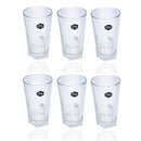 Premium Lead Free Glass Tumblers Set of 6 Pcs 280 ml (Ctn Box 8 units)