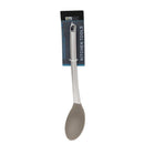 Stainless Steel Silicone Head Non Stick Cooking Spoon Kitchen Tool Gadget 33*6 cm (Ctn Box 240 units)