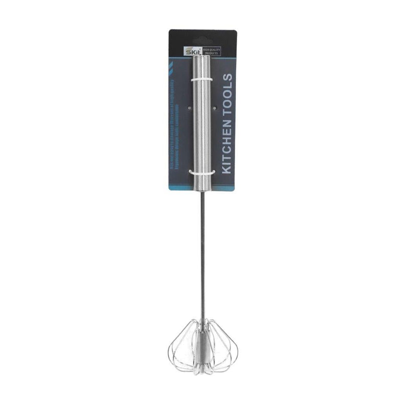 Stainless Steel Multipurpose Spin Whisk Egg Beater 30 cm (Ctn Box 240 units)