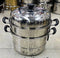 Stainless Steel Steamer Pan Set 2 tier 28 cm (Ctn Box 12 units)