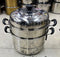 Stainless Steel Steamer Pan Set 2 tier 36 cm (Ctn Box 8 units)