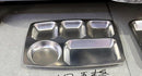 Multicompartment Stainless Steel Lunch Tray Thali 35X26.5 c, (Ctn Box 100 units)