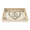Abstract Deco Food Tray MDF Rectangle Serving Tray Set of 2 Pcs 30*40/25*35 cm (Ctn Box 12 units)