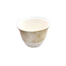 Ceramic Coffee Cawa Shafee Cup Set of 12 Pcs Abstract Print 80 cc (Ctn Box 24 units)