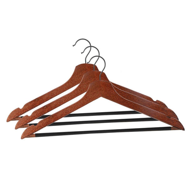 Colourful Wooden Wardrobe Cloth Hangers Pack of 3 Pcs 44*22 cm (Ctn Box 40 units)