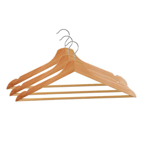 Colourful Wooden Wardrobe Cloth Hangers Pack of 3 Pcs 45*22 cm (Ctn Box 40 units)