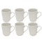 Ceramic Coffee Mug Set of 6 Pcs with Box White & Tableware 9*11 cm (Ctn Box 12 units)