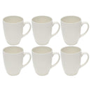Ceramic Coffee Mug Set of 6 Pcs with Box White & Tableware 9*11 cm (Ctn Box 12 units)