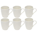 Ceramic Coffee Mug Set of 6 Pcs with Box White & Tableware 9*11 cm (Ctn Box 12 units)