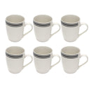 Ceramic Coffee Mug Set of 6 Pcs with Box White & Tableware 9*10.5 cm (Ctn Box 12 units)