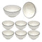 Ceramic Dinnerware Serveware Plain White Bowl Set of 7 Pcs 7pcs set (4.5"/8") (Ctn Box 12 units)