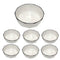 Ceramic Dinnerware Serveware Plain White Bowl Set of 7 Pcs 7pcs set (4.5"/8") (Ctn Box 12 units)