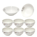 Ceramic Dinnerware Serveware Abstract Pattern Bowl Set of 7 Pcs 7pcs set (4.5"/8") (Ctn Box 12 units)