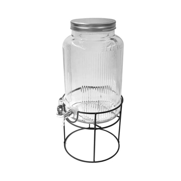 Glass Beverage Dispenser with Stand and Tap 5.5LÃƒÆ’Ã‚Â§Ãƒâ€šÃ‚Â«ÃƒÂ¢Ã¢â€šÂ¬Ã¢â‚¬Å“ÃƒÆ’Ã‚Â§Ãƒâ€šÃ‚ÂºÃƒâ€šÃ‚Â¹ (Ctn Box 6 units)