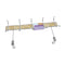 Black Metal Door Hook Rack Wall Cloth Hanger 42*9 cm (Ctn Box 24 units)