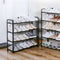 Black Metal 5 Tier Shoe Rack Home Storage Organization 65*26*71 cm (Ctn Box 6 units)