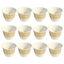 Ceramic Coffee Cawa Shafee Cup Set of 12 Pcs Abstract Print 75 ml (Ctn Box 24 units)