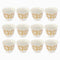 Ceramic Coffee Cawa Shafee Cup Set of 12 Pcs Abstract Print 75 ml (Ctn Box 24 units)