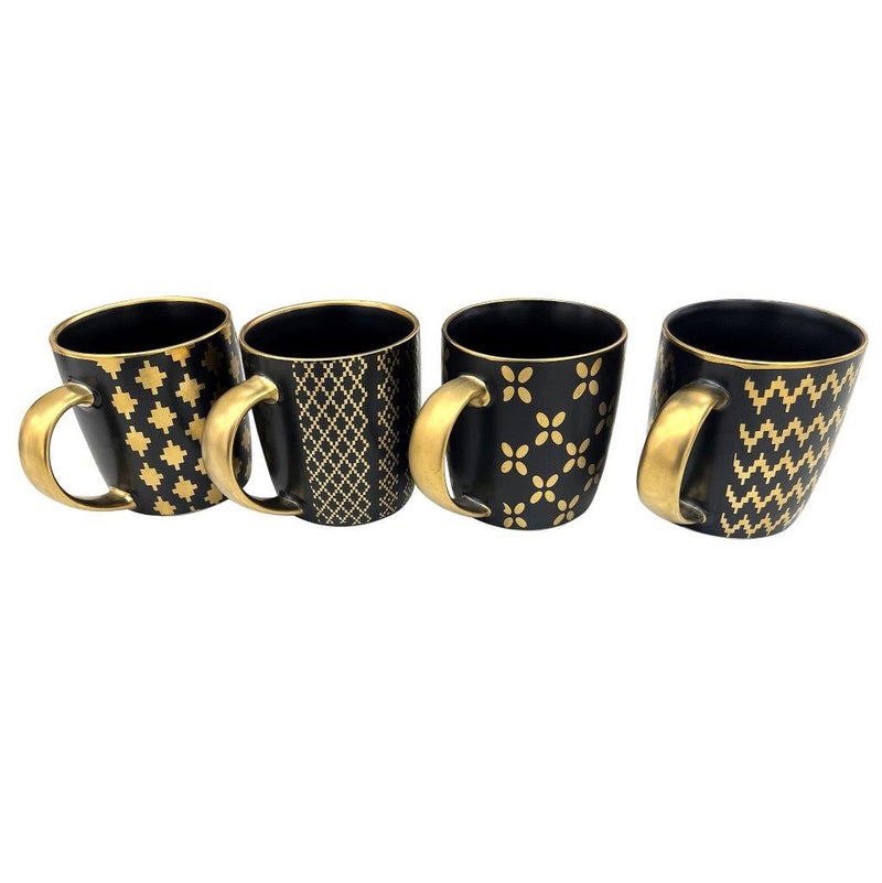Ceramic Coffee Mug Abstract Print Design 8.5*9 cm (Ctn Box 72 units)