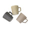 Coloured Ceramic Coffee Mug with Lid Plain Print Design 9.5*10.5 cm (Ctn Box 48 units)