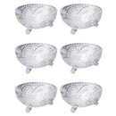 Crystal Cut Glass Ice Cream and Dessert Bowl Set of 6 Pcs 10*6 cm (Ctn Box 12 units)