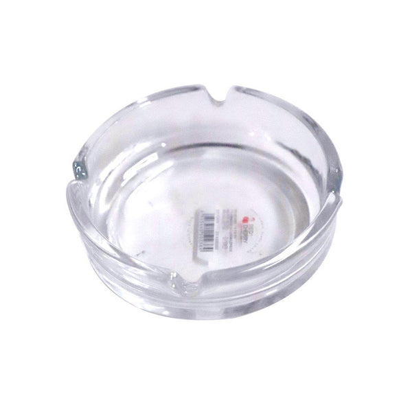 Crystal Cut Modern Clear Round Glass Ashtray 11*9.5/250 ml (Ctn Box 60 units)