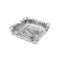 Crystal Cut Modern Clear Rectangular Glass Ashtray 10.4/305G (Ctn Box 60 units)