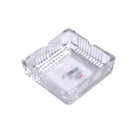 Crystal Cut Modern Clear Rectangular Glass Ashtray 11.8/410G (Ctn Box 36 units)