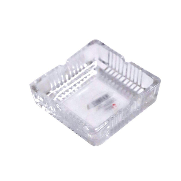 Crystal Cut Modern Clear Rectangular Glass Ashtray 11.8/410G (Ctn Box 36 units)