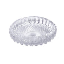 Crystal Cut Modern Clear Round Glass Ashtray 17/1000G (Ctn Box 18 units)