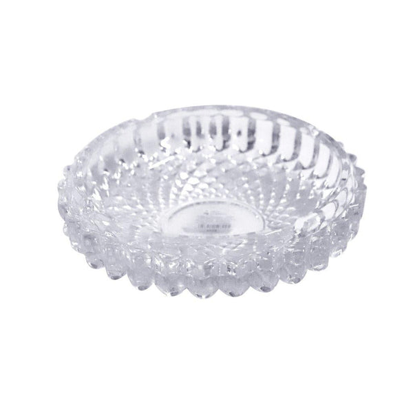Crystal Cut Modern Clear Round Glass Ashtray 17/1000G (Ctn Box 18 units)