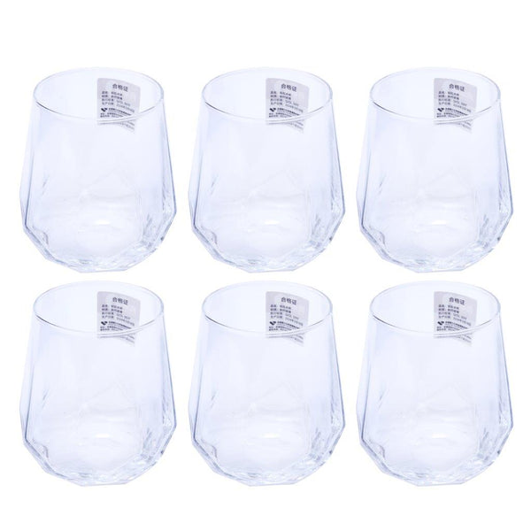 Premium Lead Free Glass Goblet Tumblers Set of 6 Pcs 310 ml (Ctn Box 12 units)