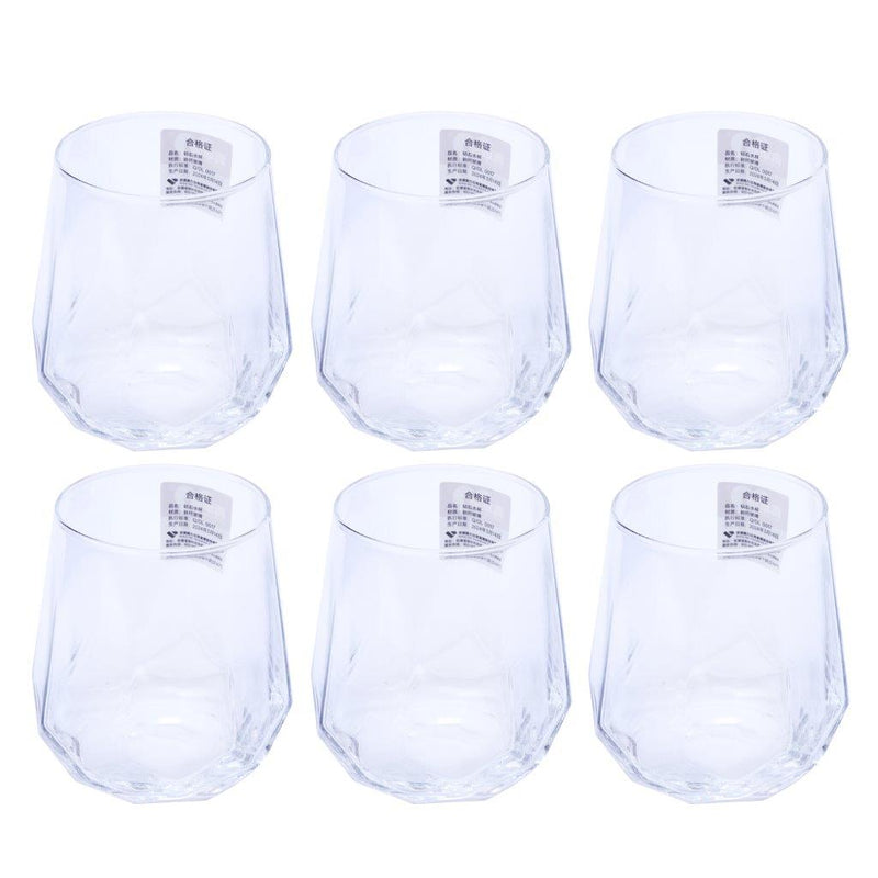 Premium Lead Free Glass Goblet Tumblers Set of 6 Pcs 310 ml (Ctn Box 12 units)