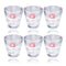 Premium Lead Free Glass Tea Cup Set of 6 Pcs 145 ml (Ctn Box 12 units)