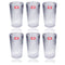 Premium Lead Free Glass Tumblers Set of 6 Pcs 300 ml (Ctn Box 8 units)