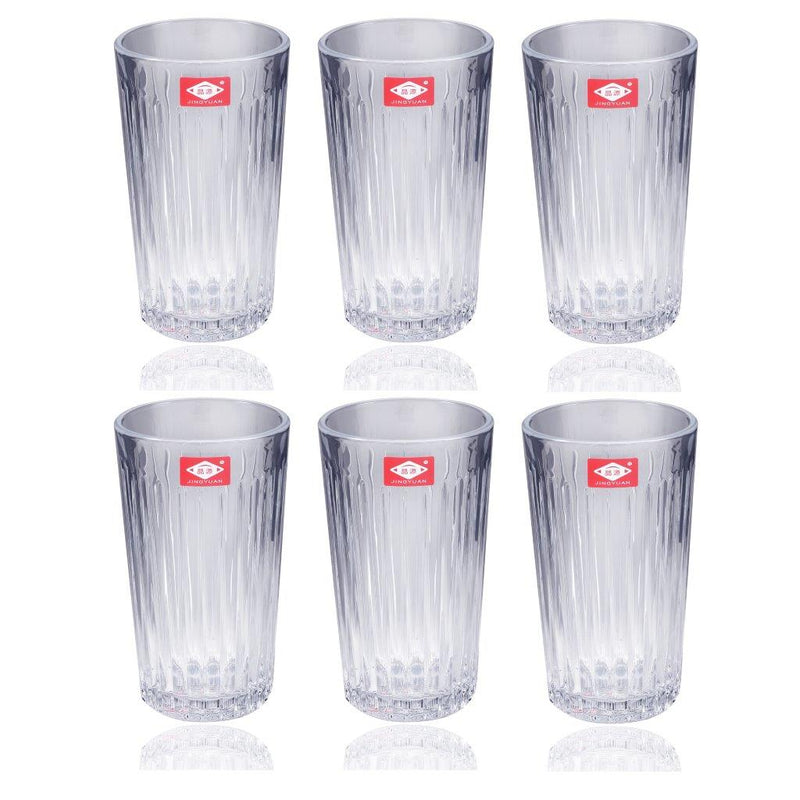 Premium Lead Free Glass Tumblers Set of 6 Pcs 300 ml (Ctn Box 8 units)
