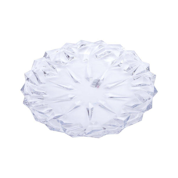 Crystal Glass Serving Dish Round Fruit Plate 33.5*4 cm (Ctn Box 12 units)