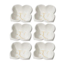 White Ceramic Fine Porcelain Serving and Dipping Bowl Snacks Fruits and Nuts Bowl Set of 6 Pcs 9.5*4.5 cm (Ctn Box 24 units)