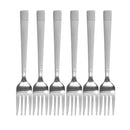 Stainless Steel Tableware Table Fork Kitchen Utensils Set of 6 Pcs 0.0253425 (Ctn Box 100 units)