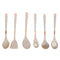 High Quality Plastic Kitchen Cutlery Utensil Spoon Set of 6 Pcs with Stand 40 cm (Ctn Box 12 units)