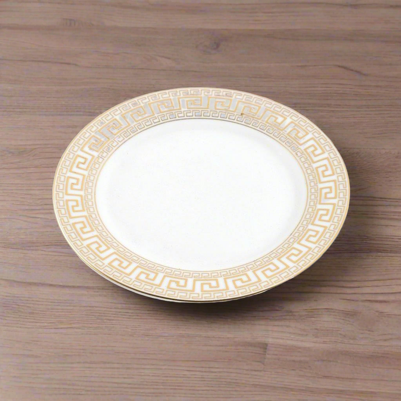 White Ceramic Tableware Ceramic Round Dinner Plate 7'' (Ctn Box 96 units)