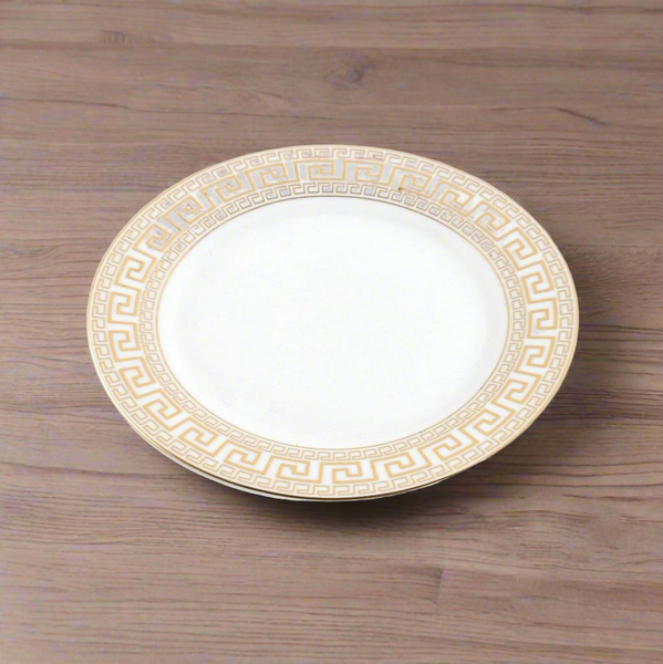 White Ceramic Tableware Ceramic Round Dinner Plate 7'' (Ctn Box 96 units)