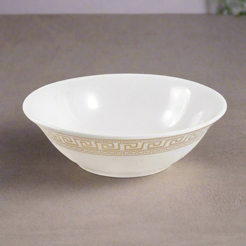 White Ceramic Tableware Ceramic Cereal Bowl Soup Bowl 7'' (Ctn Box 64 units)