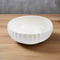 White Ceramic Tableware Ceramic Salad Bowl Serving Bowl 8"  (Ctn Box 27 units)