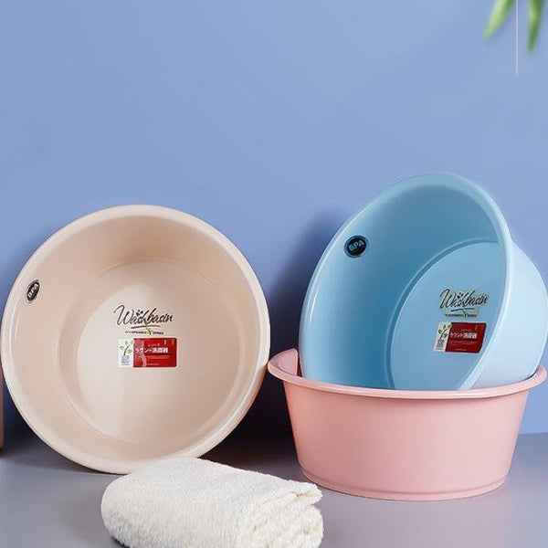 Multipurpose Plastic Round Wash Basin Wash Tub Multi-color 39*15 cm  (Ctn Box 50 units)