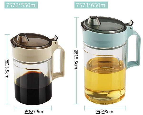 Acrylic Oil Pourer Jar Oil and Vinegar Jug Dispenser 9.2*15.3 cm  (Ctn Box 48 units)